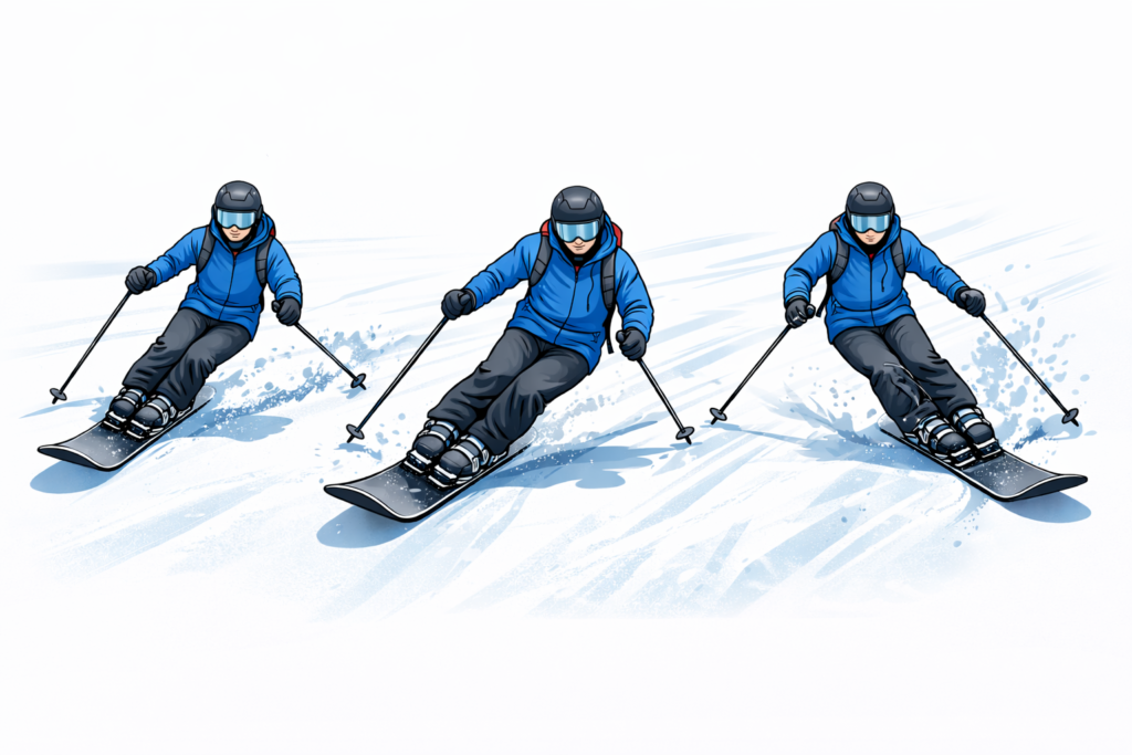 seperation in mono skier