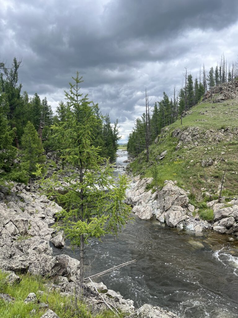 river in the Orkhon Valley