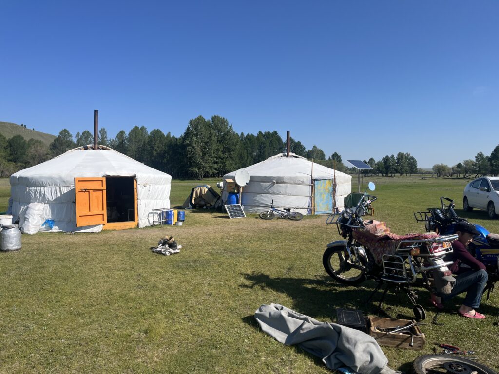 yurt camp in mongolia