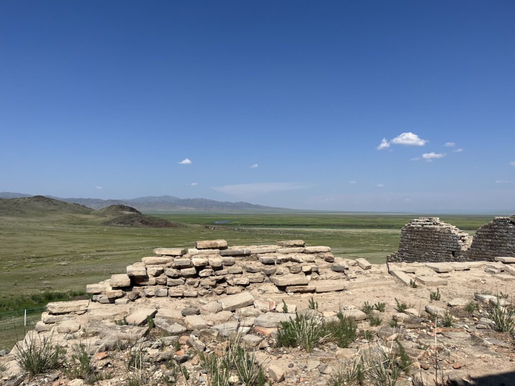 ruins old monastery mongolia