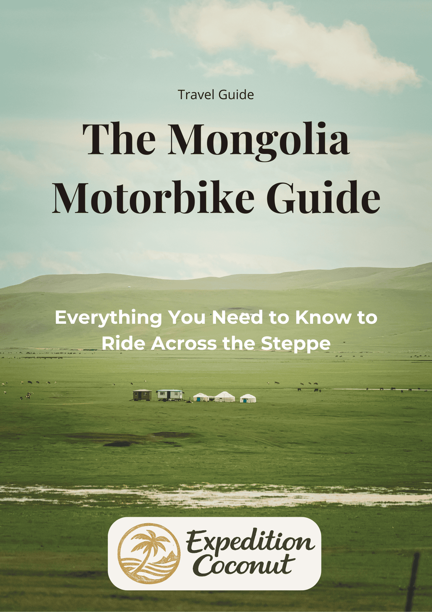 Motorbike riding across Mongolia's steppe during an 11-day off-road trip.