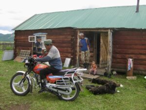 house on steppe mongolia